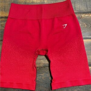 Gymshark women’s pink ombré  longer length bike shorts